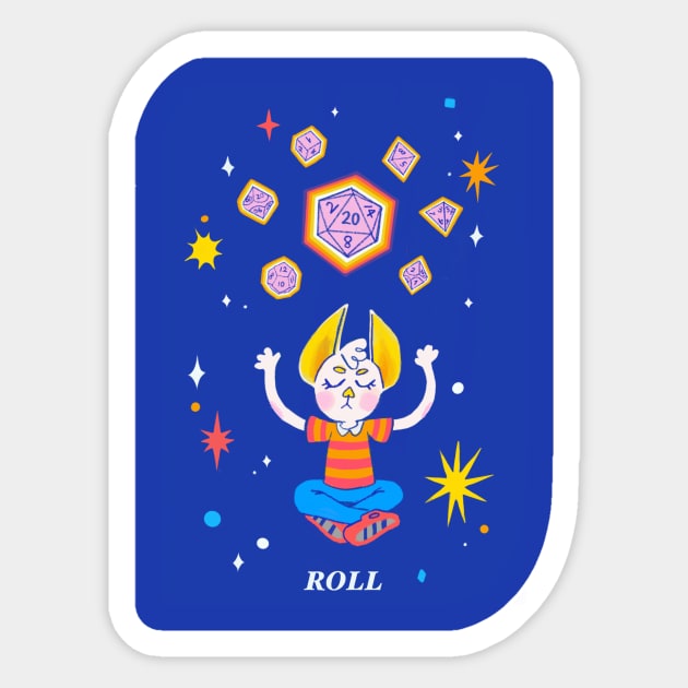 Roll the Dice Sticker by BelleRowan